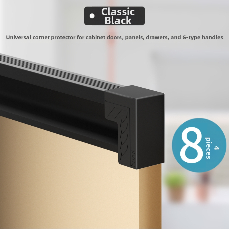 Hurui baldų kampinis apsauginis – kampinis apsauginis, skirtas spintoms, stalčiams ir stalams, atsparus smūgiams ir įbrėžimams, pakuotė 400 vnt.