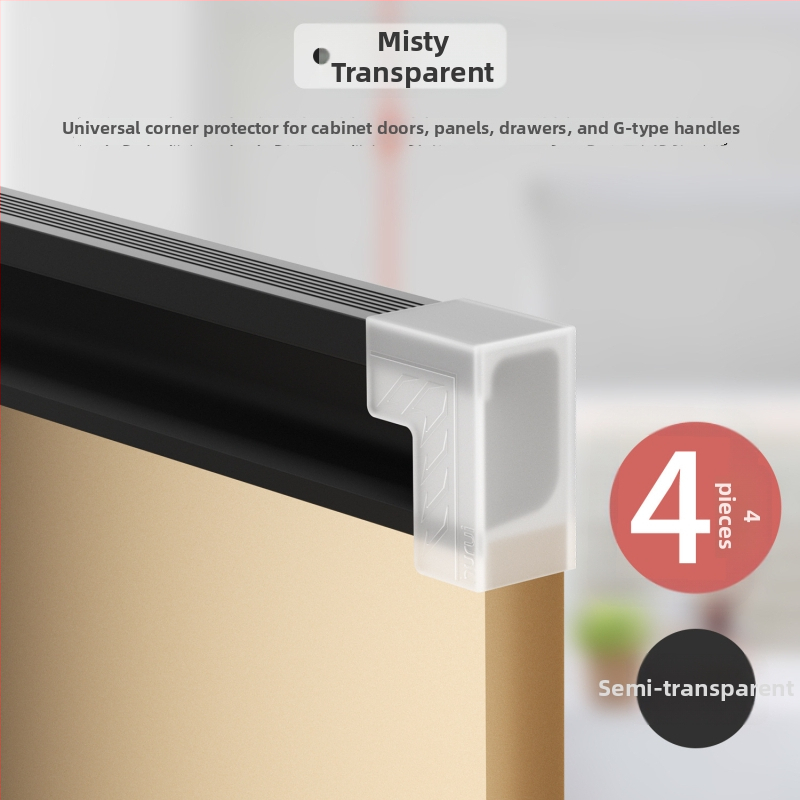 Hurui baldų kampinis apsauginis – kampinis apsauginis, skirtas spintoms, stalčiams ir stalams, atsparus smūgiams ir įbrėžimams, pakuotė 400 vnt.