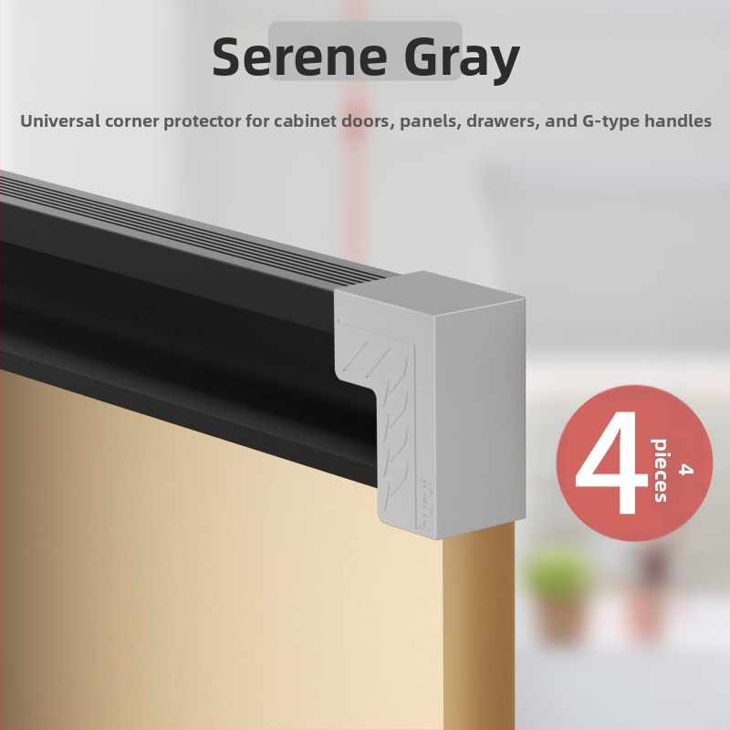 Hurui baldų kampinis apsauginis – kampinis apsauginis, skirtas spintoms, stalčiams ir stalams, atsparus smūgiams ir įbrėžimams, pakuotė 400 vnt.