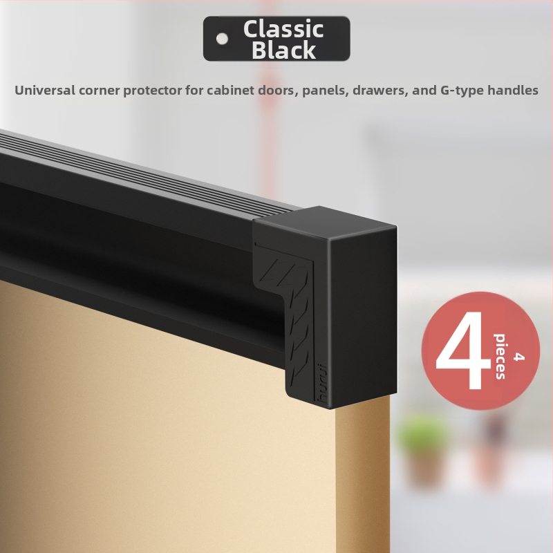 Hurui baldų kampinis apsauginis – kampinis apsauginis, skirtas spintoms, stalčiams ir stalams, atsparus smūgiams ir įbrėžimams, pakuotė 400 vnt.
