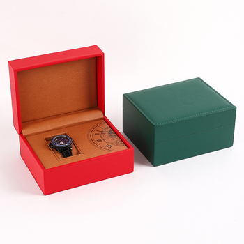 Осмоъгълна кутия за часовници от PU кожа с капак, дисплей за часовници и бижута
