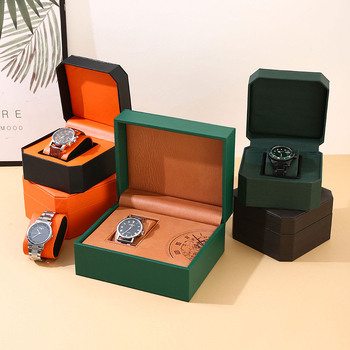 Osmerokutna PU kožna kutija za satove – kutija za pakiranje satova, podrijetlo Zhejiang Yiwu, šifra ZQP/546582