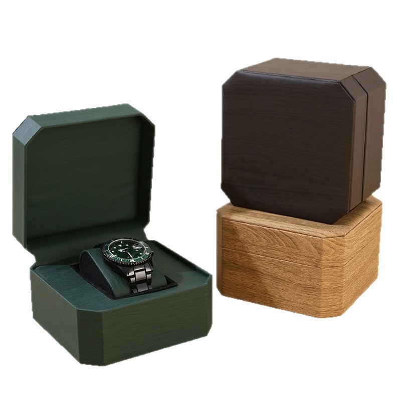 Osmerokutna PU kožna kutija za satove – kutija za pakiranje satova, podrijetlo Zhejiang Yiwu, šifra ZQP/546582
