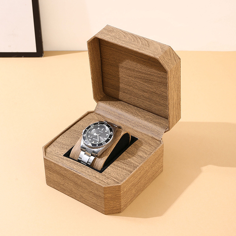 Osmerokutna PU kožna kutija za satove – kutija za pakiranje satova, podrijetlo Zhejiang Yiwu, šifra ZQP/546582