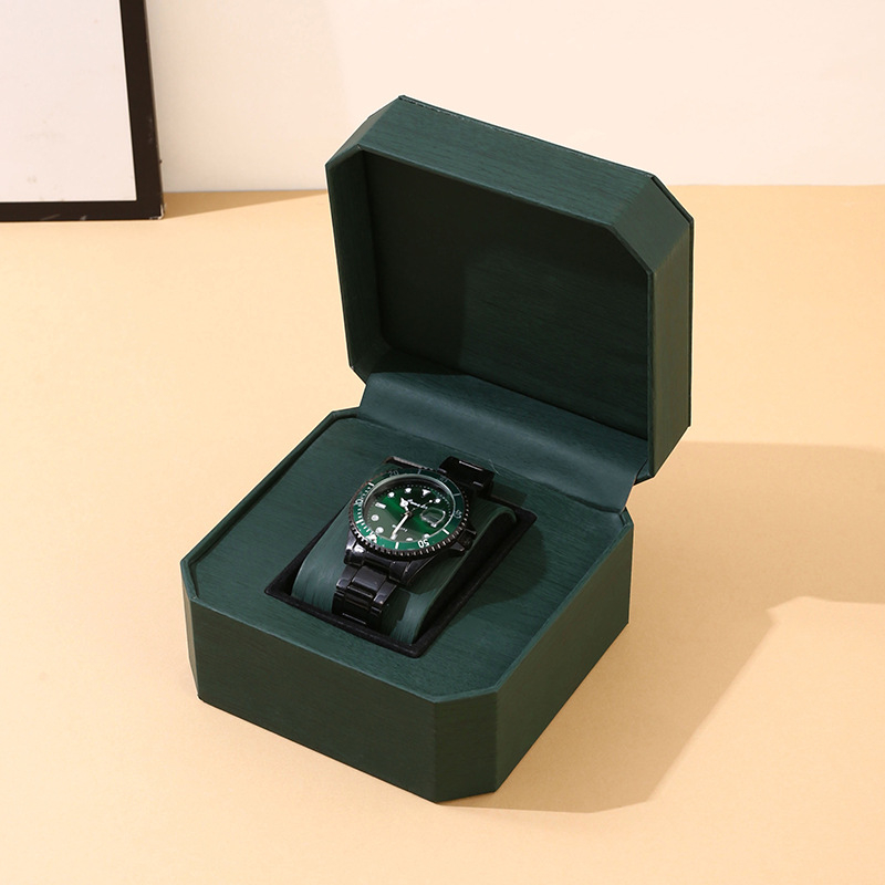 Osmerokutna PU kožna kutija za satove – kutija za pakiranje satova, podrijetlo Zhejiang Yiwu, šifra ZQP/546582