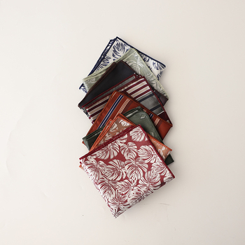 Kabatas lakatiņš, poliestera jakarda audums, svītrainais raksts, ikdienišķs stils, universāls