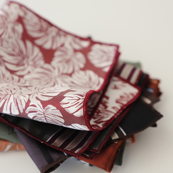 Kabatas lakatiņš, poliestera jakarda audums, svītrainais raksts, ikdienišķs stils, universāls