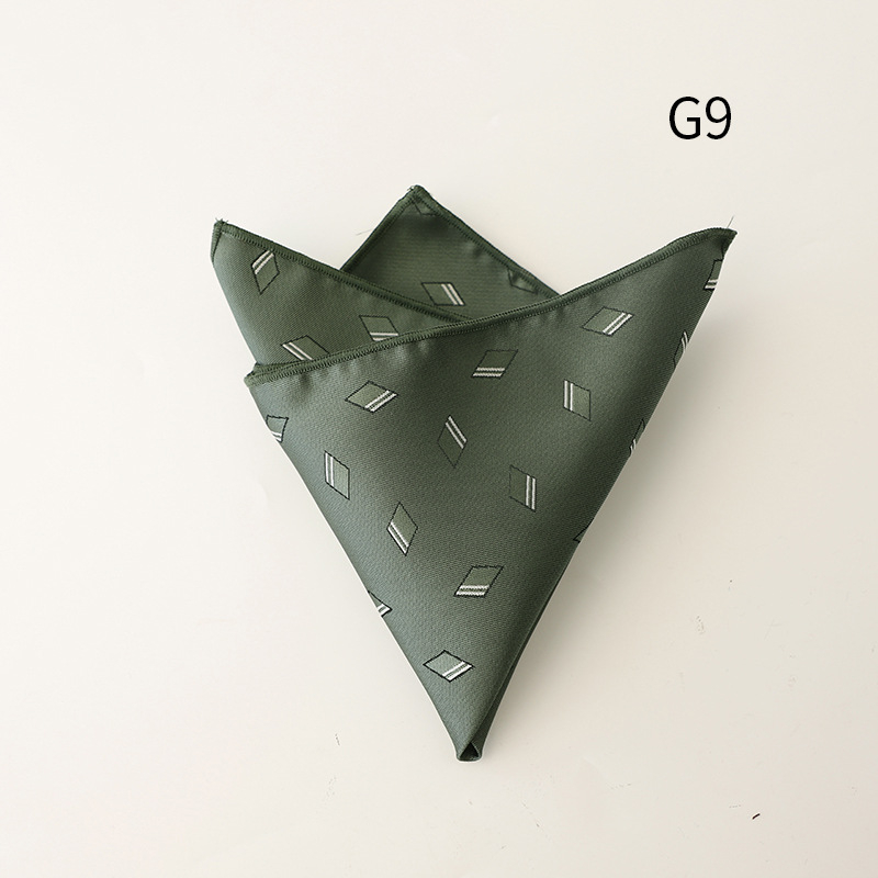 Kabatas lakatiņš, poliestera jakarda audums, svītrainais raksts, ikdienišķs stils, universāls