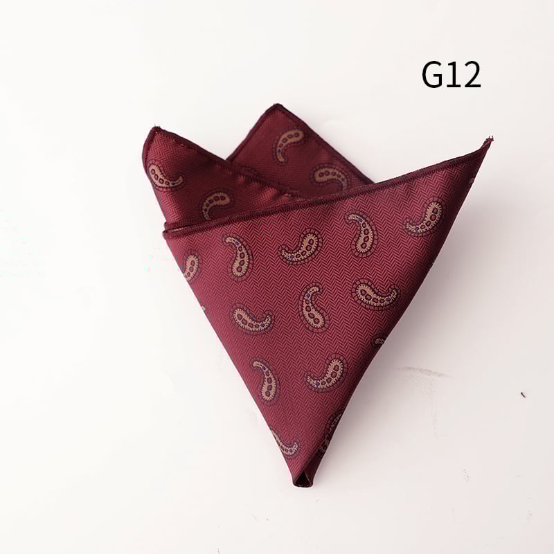 Kabatas lakatiņš, poliestera jakarda audums, svītrainais raksts, ikdienišķs stils, universāls