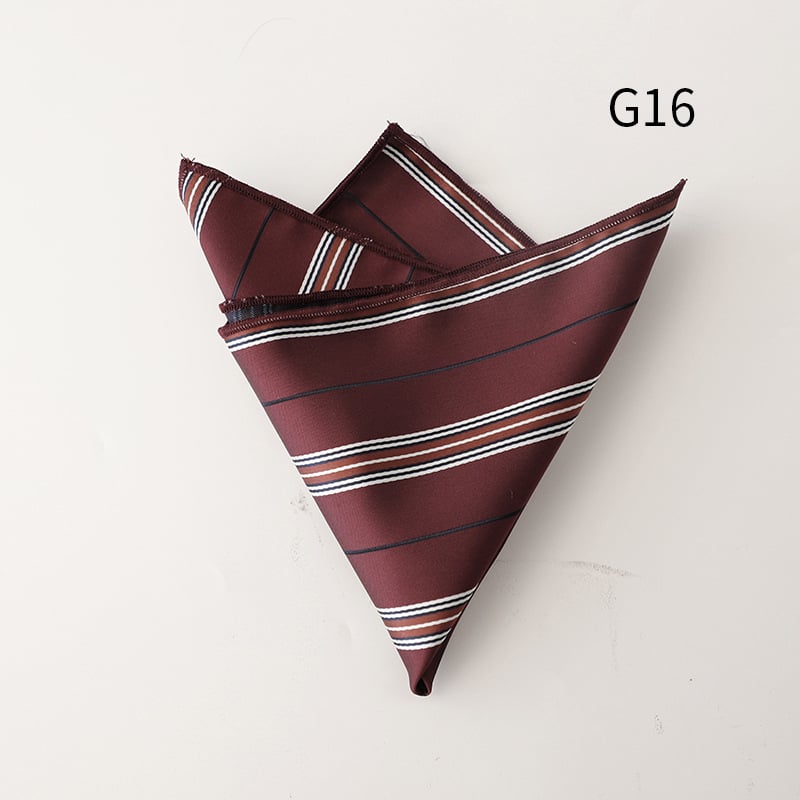 Kabatas lakatiņš, poliestera jakarda audums, svītrainais raksts, ikdienišķs stils, universāls