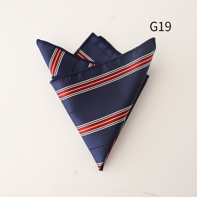 Kabatas lakatiņš, poliestera jakarda audums, svītrainais raksts, ikdienišķs stils, universāls