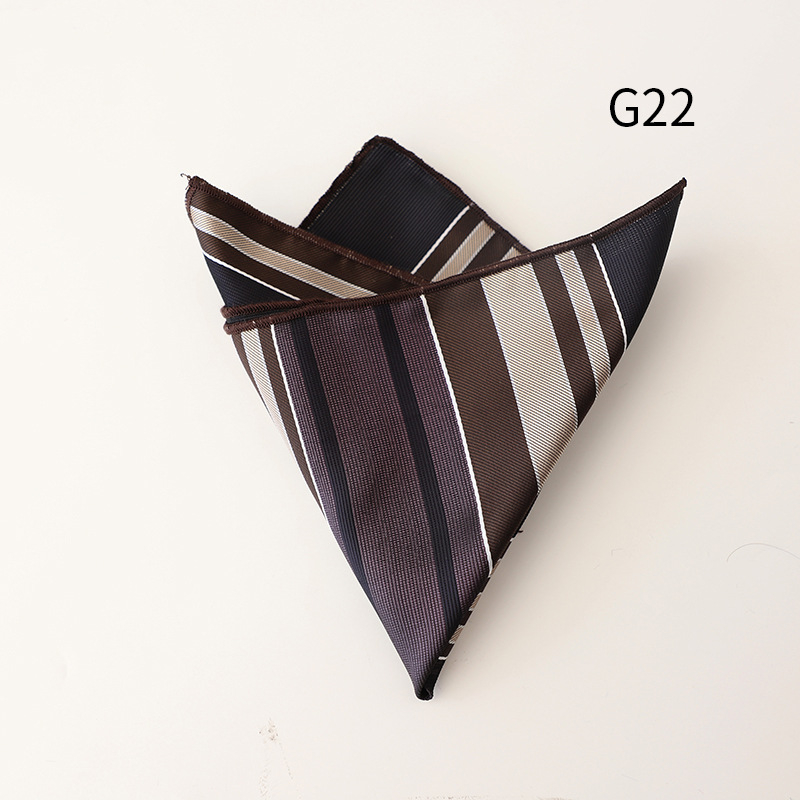 Kabatas lakatiņš, poliestera jakarda audums, svītrainais raksts, ikdienišķs stils, universāls