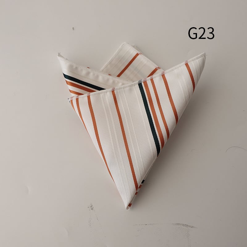 Kabatas lakatiņš, poliestera jakarda audums, svītrainais raksts, ikdienišķs stils, universāls