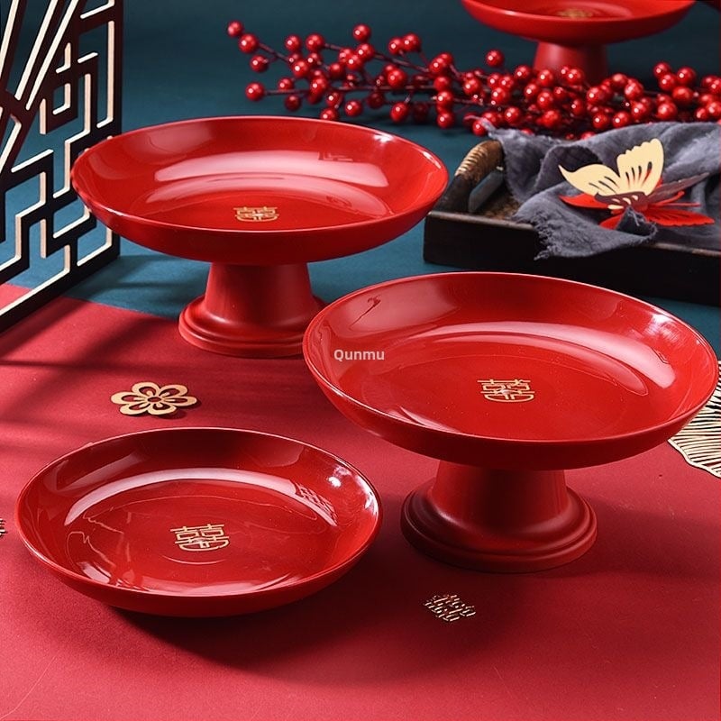 Плодова чиния, пластмасова, марка Group Wood, китайски стил, пусната през есента на 2013 г., първокласно качество