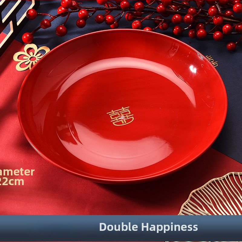 Плодова чиния, пластмасова, марка Group Wood, китайски стил, пусната през есента на 2013 г., първокласно качество