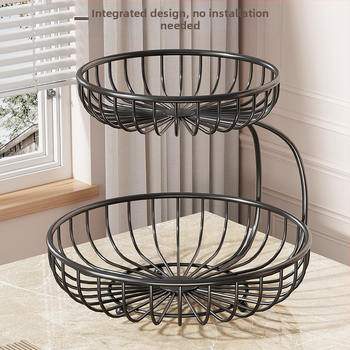 MUGG ραφιέρα αποθήκευσης καλαθιού φρούτων, απλό πολυεπίπεδο επιτραπέζιο προβολή φρούτων για οικιακή χρήση, υλικό: Άλλο, λανσαρίστηκε: 2025-07-03