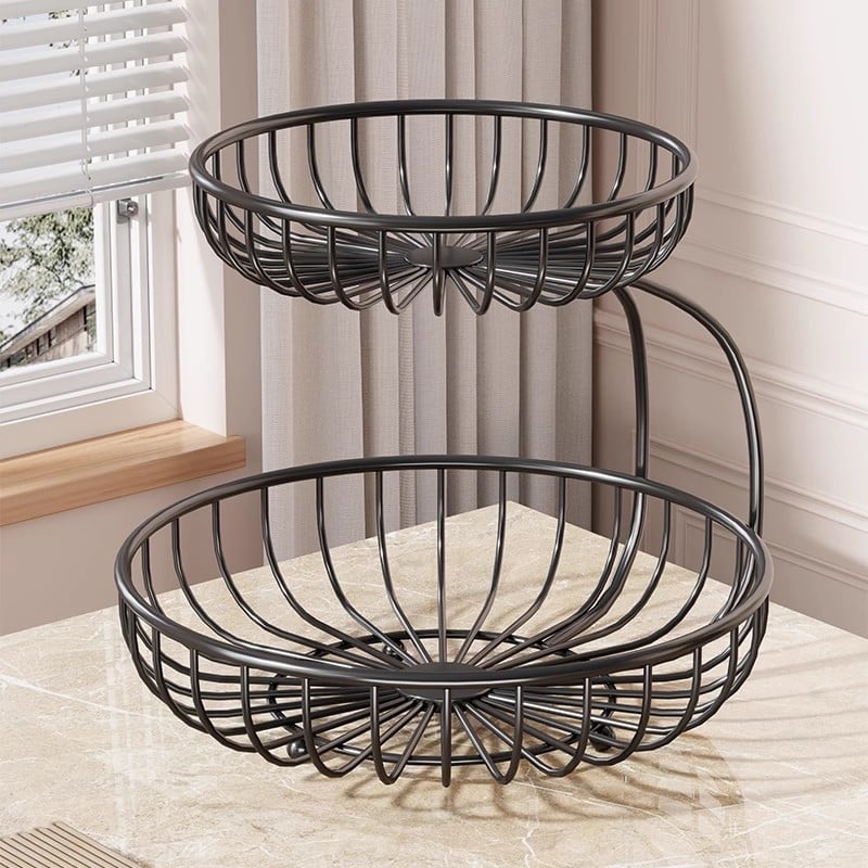 MUGG стелаж за плодова кошница, многоетажен настолен дисплей за плодове, прост стил, материал: Друг, лансиран: 2025-07-03