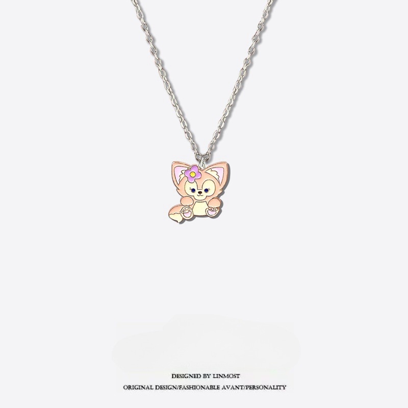 Колие с висулка на карикатурен герой, сплавна верижка, стил O-верига, висулка от сплав, пуснато през пролетта на 2023 г.