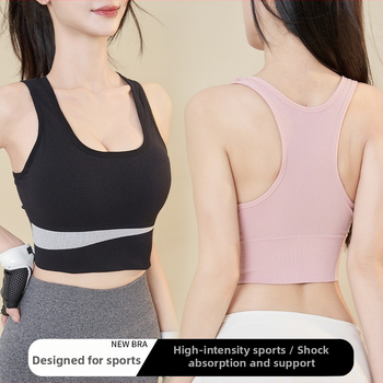 Bezvadu sieviešu sporta krūšturis ar pilnu krūšu kausu, elpojošs, mitruma vadība, ātri žūst, piemērots skrējienam un jogai