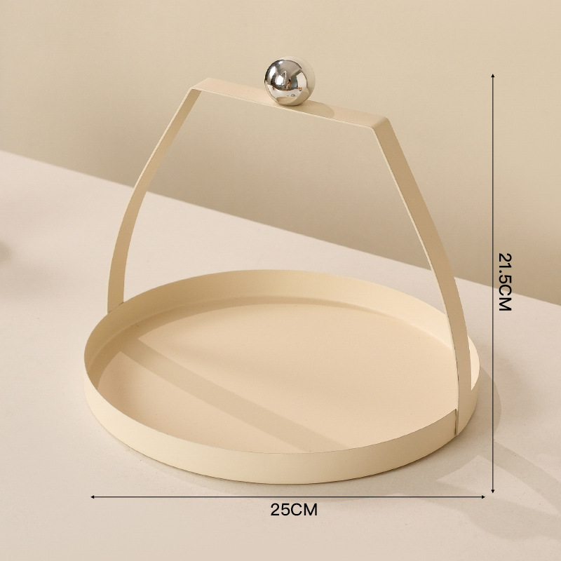 Плодова чиния от ковано желязо, европейски стил, луксозен ретро дизайн, за всекидневна, пусната през 2024 г., първокласно качество