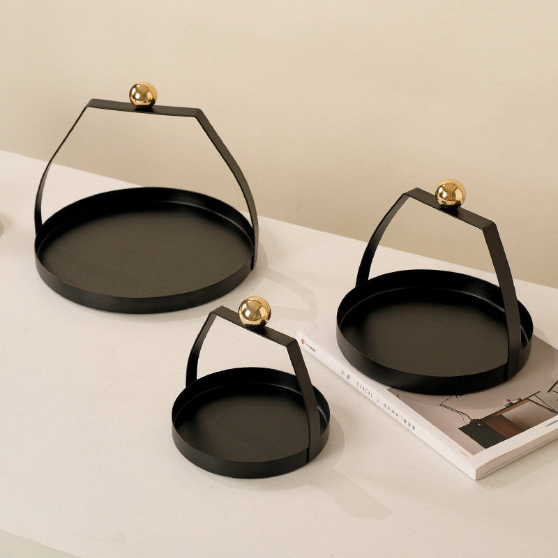 Плодова чиния от ковано желязо, европейски стил, луксозен ретро дизайн, за всекидневна, пусната през 2024 г., първокласно качество