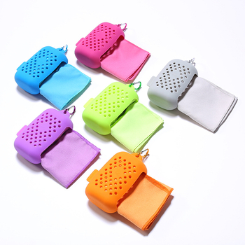 Mikrofibras sporta dvielis, 100 g, malā šuvēts, ātra absorbcija 0–5 s, iespējama logotipa pielāgošana