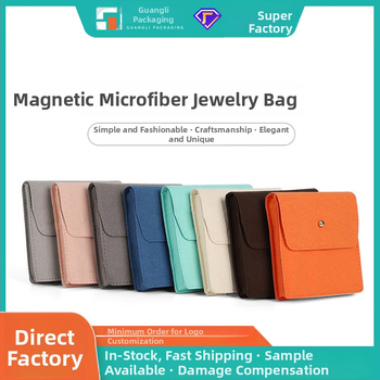 Rotaslietu uzglabāšanas soma ar magnētisku aizdari, mikrofibra, 3D putekļu aizsardzība, piemērota gredzeniem, kaklarotām, rokassprādzēm un pulksteņiem