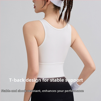 Sieviešu sporta krūšturis, galvenais materiāls: neilons, pildījums: spandex (<30%), pilna krūšu kauss, vidēja veidlapas kauss, fiksēti dubultie plecu siksnas, elpojošs, sviedru uzsūkšana, ērts