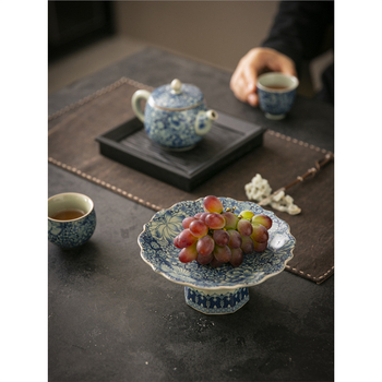 Чиния за плодове, порцелан, прост стил, Ask the Wild, лансирана през 2024 г.