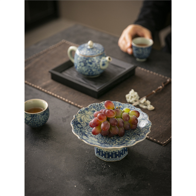 Чиния за плодове, порцелан, прост стил, Ask the Wild, лансирана през 2024 г.