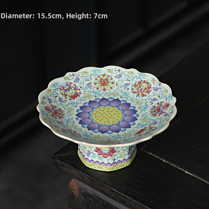 Чиния за плодове, порцелан, прост стил, Ask the Wild, лансирана през 2024 г.