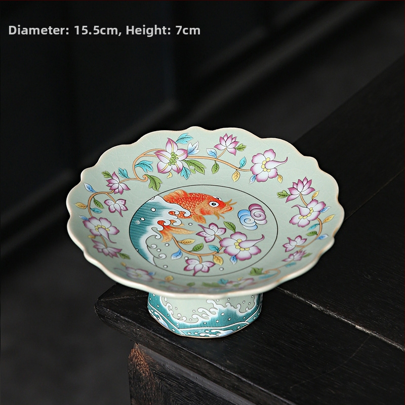 Чиния за плодове, порцелан, прост стил, Ask the Wild, лансирана през 2024 г.