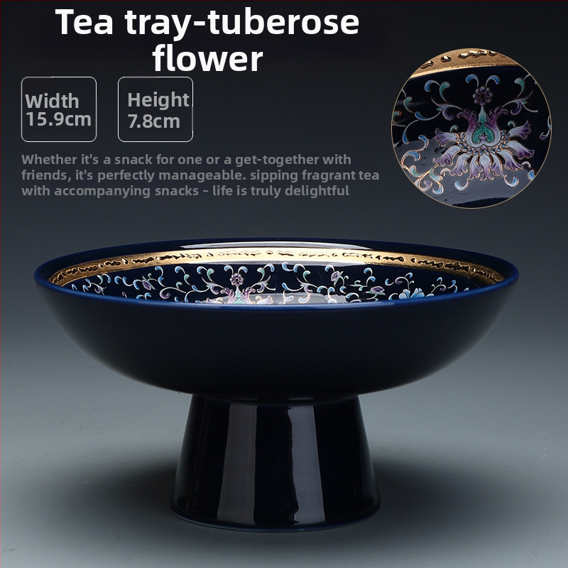 Чиния за плодове, порцелан, прост стил, Ask the Wild, лансирана през 2024 г.