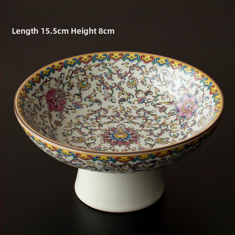 Чиния за плодове, порцелан, прост стил, Ask the Wild, лансирана през 2024 г.