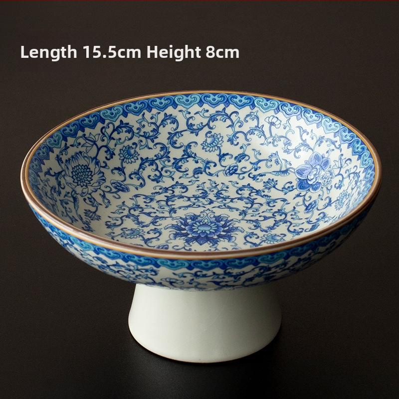 Чиния за плодове, порцелан, прост стил, Ask the Wild, лансирана през 2024 г.