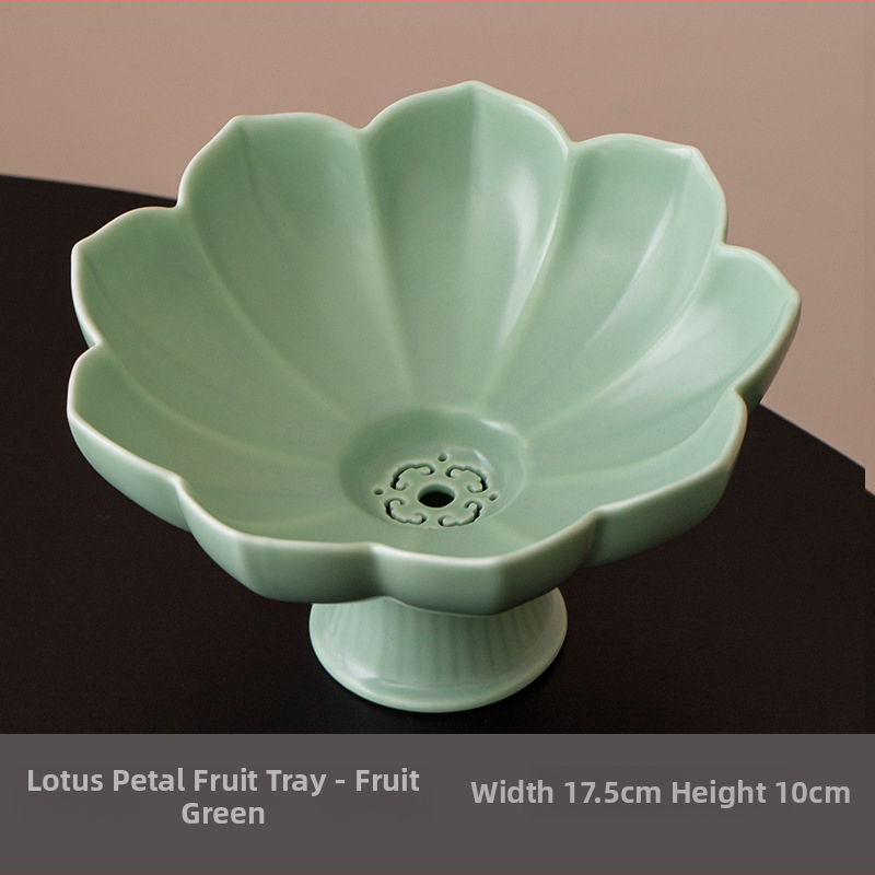 Чиния за плодове, порцелан, прост стил, Ask the Wild, лансирана през 2024 г.