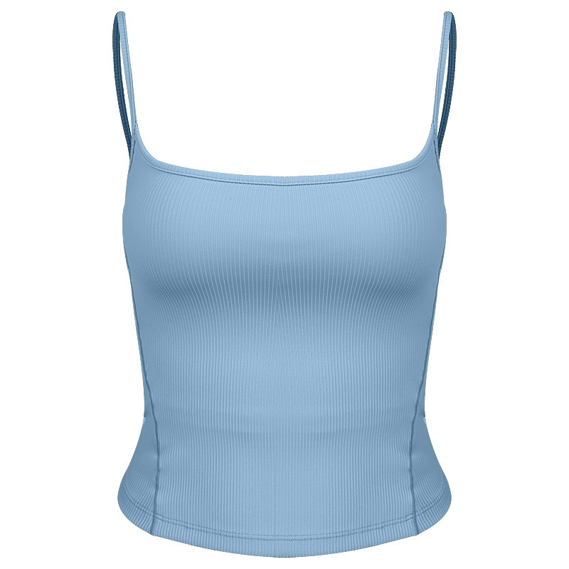 Sieviešu fitnesa sporta krūšturis ar fiksētām kaussēm, elpojošs neilona/spandeksa audums, pilnas kauss, plāns veidots kauss, fiksētas dubultās siksnas