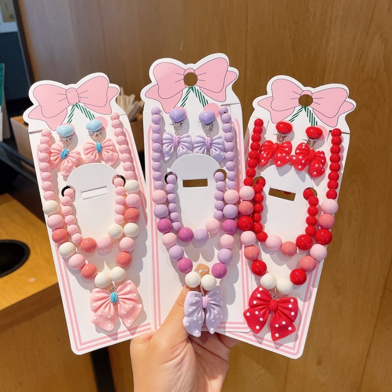 Kaklarota ar loku kulonu, Korejas stila, no plastmasas, roku darbs, piemērota bērniem no 3 līdz 10 gadiem