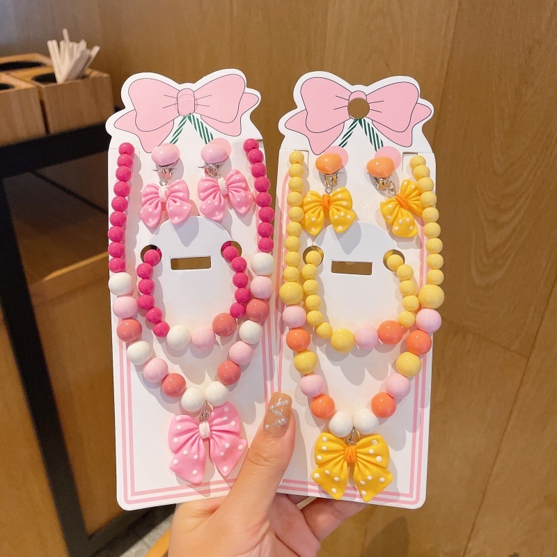 Kaklarota ar loku kulonu, Korejas stila, no plastmasas, roku darbs, piemērota bērniem no 3 līdz 10 gadiem