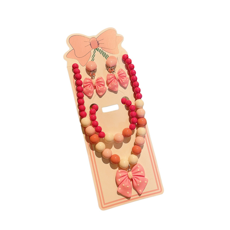 Kaklarota ar loku kulonu, Korejas stila, no plastmasas, roku darbs, piemērota bērniem no 3 līdz 10 gadiem