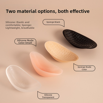 Perne de umeri din silicon pe țesătură, pentru umeri cu unghi drept, invizibile, antiderapante, autoadezive pentru bărbați și femei