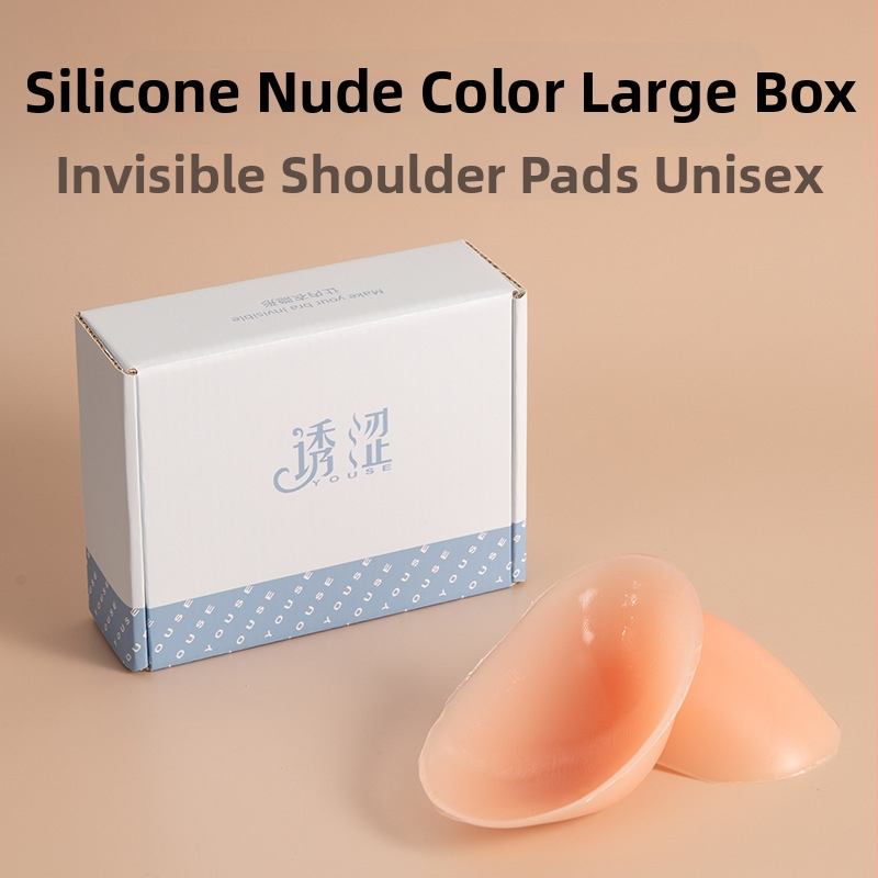 Perne de umeri din silicon pe țesătură, pentru umeri cu unghi drept, invizibile, antiderapante, autoadezive pentru bărbați și femei