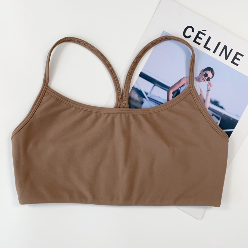 Crzyoga Butterluxe Sievietes sporta krūšturis jogai – pilnas kausiņas, plānas veidotas kausiņas, fiksētas dubultās siksnas, neilona-spandeks maisījums