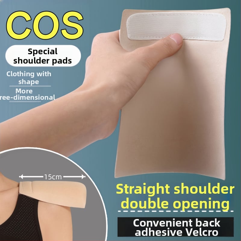 Plecu spilventiņi ar Velcro, nemanāmi un pretdrīzoši, ātri pielāgo plecu līniju; Materiāls: neaudums; Biezums: normāls