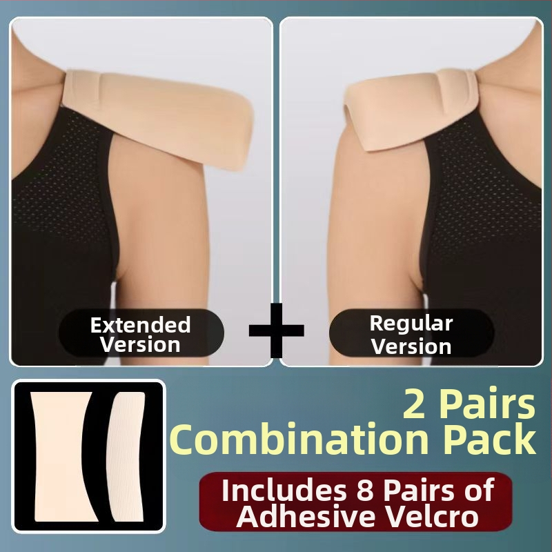 Plecu spilventiņi ar Velcro, nemanāmi un pretdrīzoši, ātri pielāgo plecu līniju; Materiāls: neaudums; Biezums: normāls