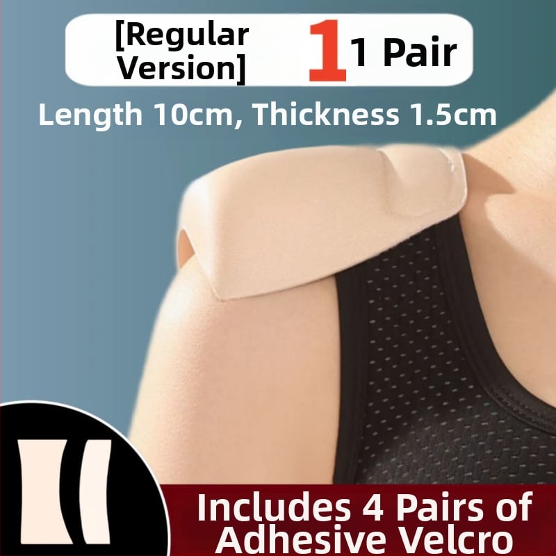 Plecu spilventiņi ar Velcro, nemanāmi un pretdrīzoši, ātri pielāgo plecu līniju; Materiāls: neaudums; Biezums: normāls