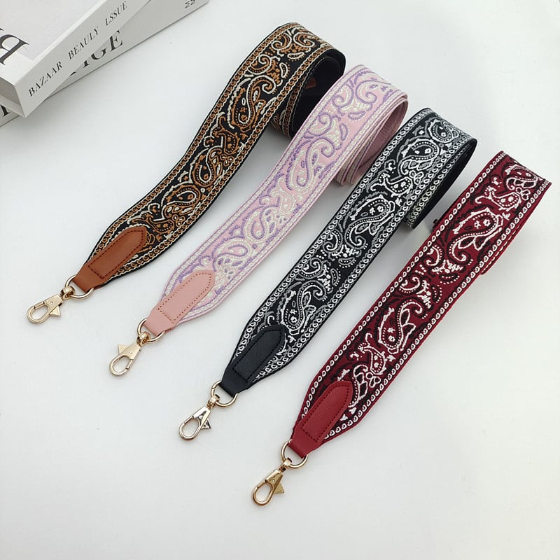 Ramenski kaiš za torbe – široki tekstilni remen od poliestera, zamjenjivi, s prugastim uzorkom, otporan na habanje