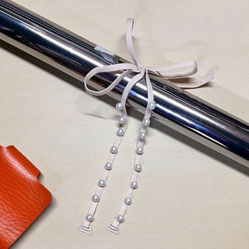 Krūšu siksniņa ar pērļu mezgliem un dārgakmeņiem – dārgakmeņu stils, neilons, pavasaris 2024