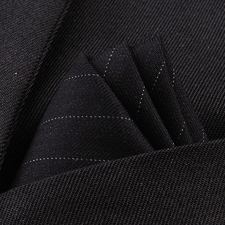 Joslaina kabatas lakatiņa uzvalkam, jacquard audums, poliestera-kokvilnas maisījums, poliestera odere