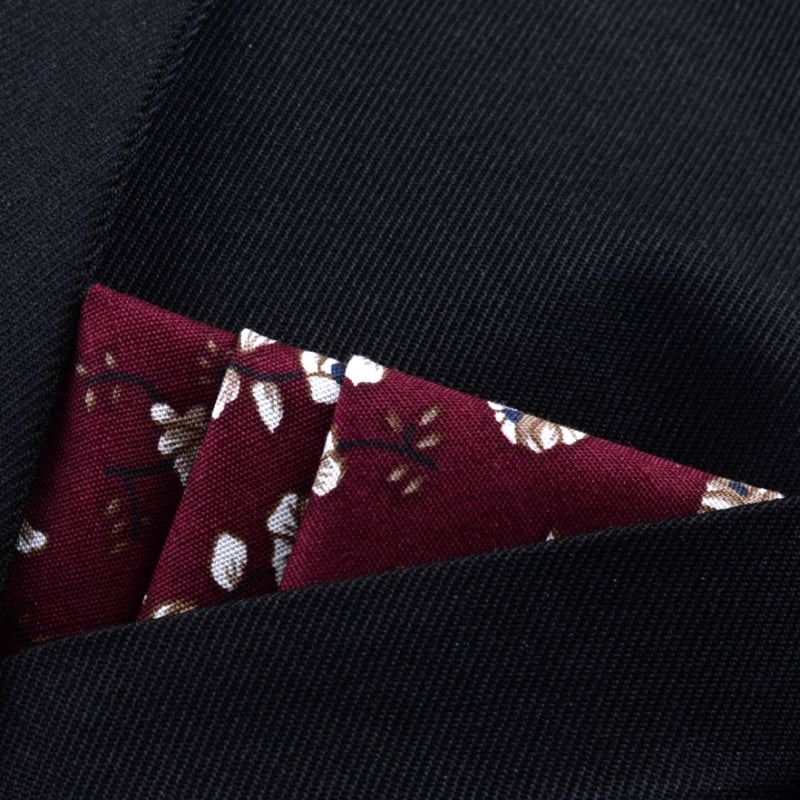 Joslaina kabatas lakatiņa uzvalkam, jacquard audums, poliestera-kokvilnas maisījums, poliestera odere